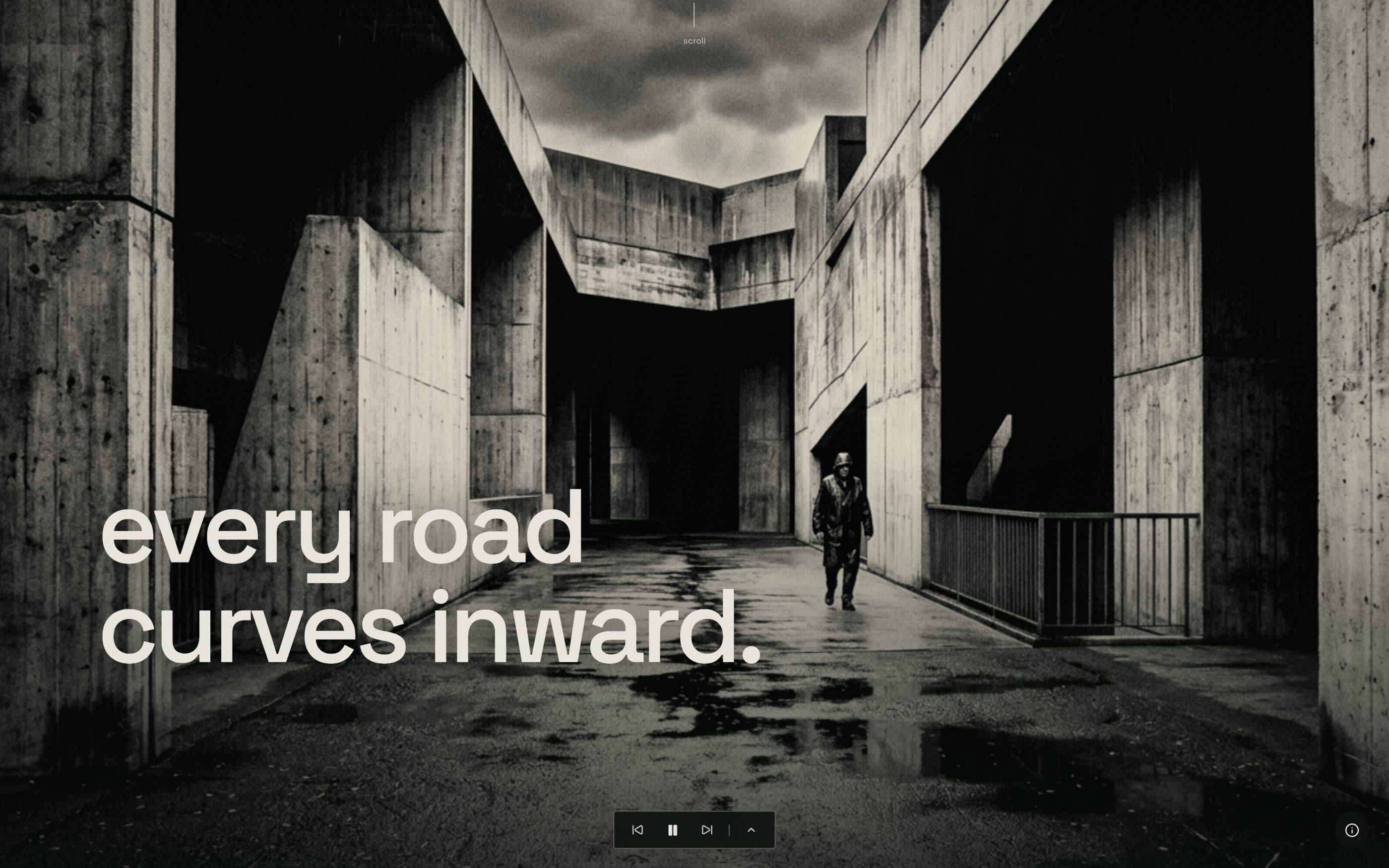 How We Disappear — immersive audiovisual website experience